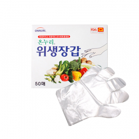 온누리 위생장갑 1팩, 50매 #2