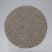 작은이미지: CF977 에코라이프 빈티지 단열 PVC 린넨 원형 매트 #2