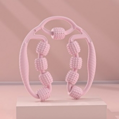 CD658 더바디 링클램프 다리 근육 이완 롤러 마사지기 9개 롤러