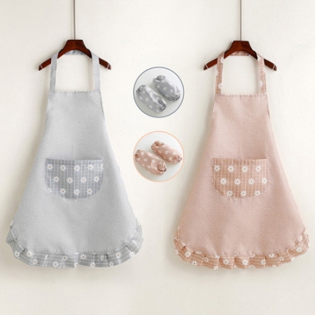 CG573 에코라이프 러블리 캔버스 가정용 주방 앞치마 #2