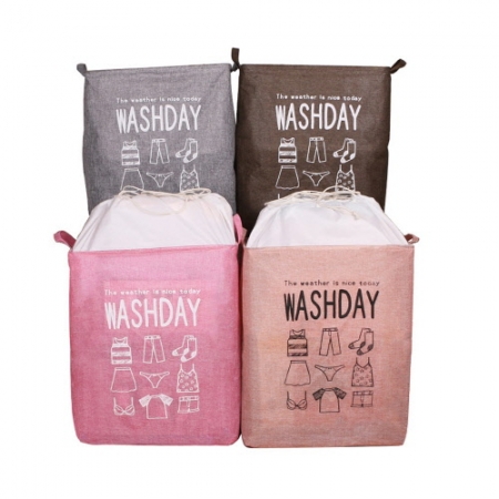 CG772 EL 베이직 의류 이불 수납 접이식 세탁바구니 (100L) #2