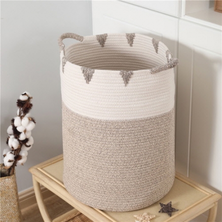 CG784 에코라이프 고급 면소재 옷 보관통 세탁바구니 (XL) #2