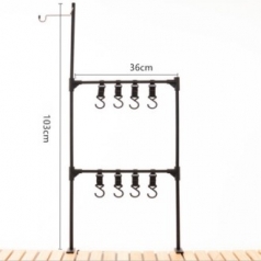 CG005 네이쳐 아웃도어 데스크탑 다목적랙 (이중+램프 랙)