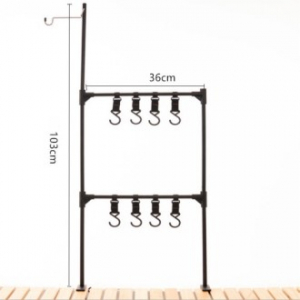 CG005 네이쳐 아웃도어 데스크탑 다목적랙 (이중+램프 랙)
