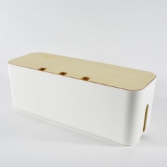 CH120 에코라이프 다기능 합판 전원 코드 정리 수납함 (L)