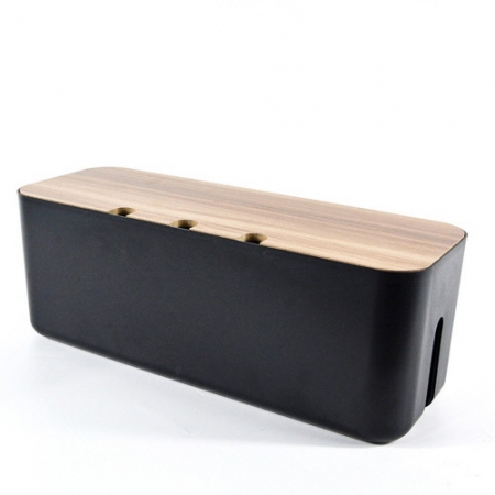CH122 에코라이프 다기능 대나무 전원 코드 정리 수납함 (L) #2