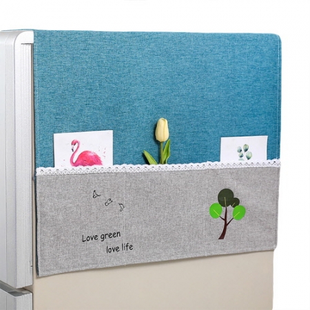 CH184 에코라이프 심플 다목적 린넨 냉장고 먼지 커버 (70*170) #2