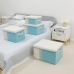 작은이미지: CG556 에코라이프 깔끔 접이식 이불 의류 스웨이드 수납함 (중) #2