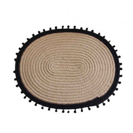 CF975 에코라이프 데일리 원형 핸드메이 식탁매트 (30*40) #2