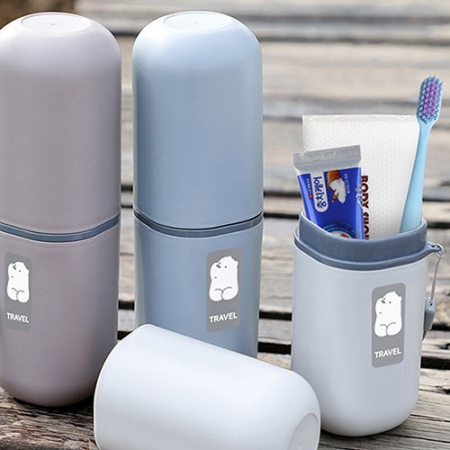 매트PP 네모 휴대용 치약 칫솔 세트 #6