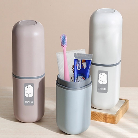 매트PP 네모 휴대용 치약 칫솔 세트 #3