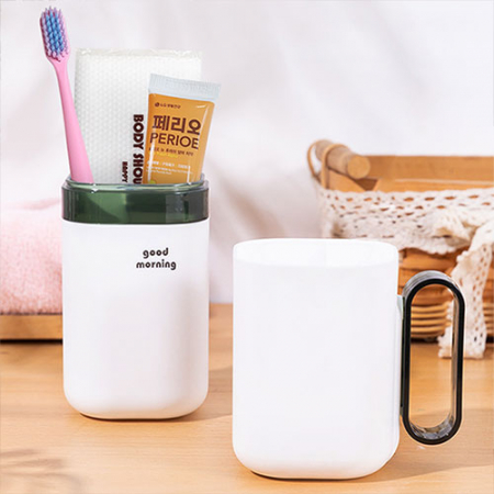 화이트컵 휴대용 치약 칫솔세트 #7