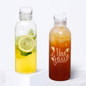 (H-163) 투명핸들 일체형 보틀 600ml