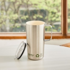 아소부 세라믹 진공 타워머그 리사이클 텀블러 600ml