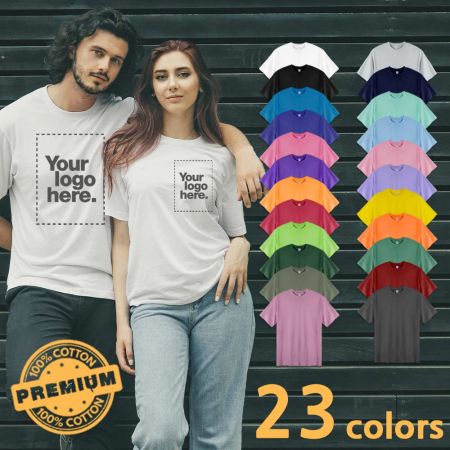 23컬러 프리미엄 원단 면100% 30수 반팔 라운드티 #2