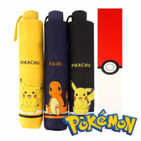 포켓몬스터 우산 3단 수동 우산