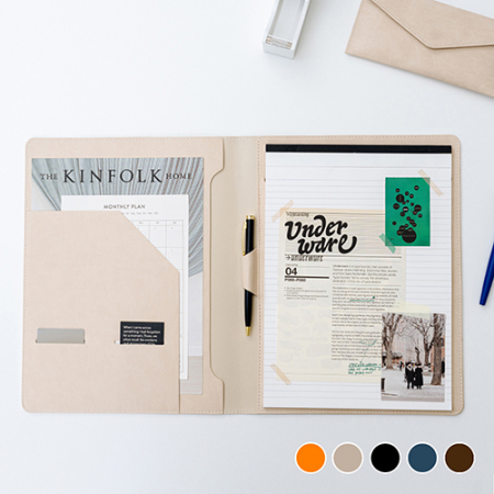 가죽 크라프트 케이스 메모패드 #2