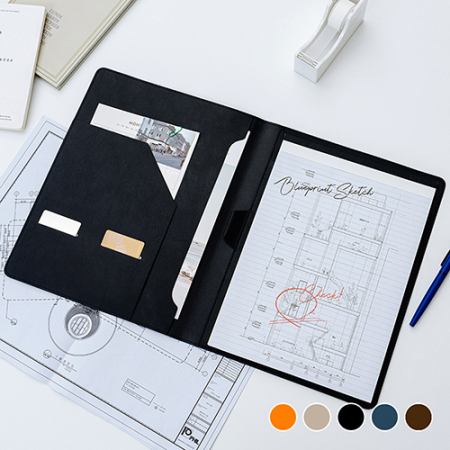 가죽 크라프트 케이스 메모패드 #4