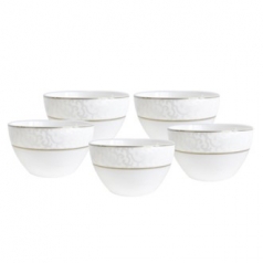 본차이나 당초문 공기 5p 세트