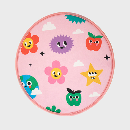 맞춤제작 논슬립 원형 미니방석 #2