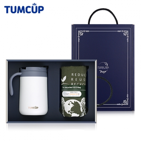 텀컵 에코 선물세트 TS-500E 텀블러1+에코백1 기프트세트 #2