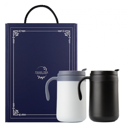 텀컵 에코 핸들형 스텐머그컵 2개 선물세트 500ml TS-500D #2