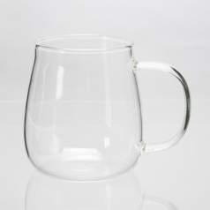 내열유리 항아리머그 RM-01 430ml - 1도 전사 인쇄 포함