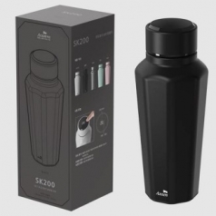 액센 SK200 대용량 온도표시 LED 옥 타곤 텀블러 (민트 / 핑크 / 화이트 / 실버 / 블랙)