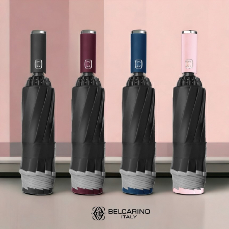 벨카리노 거꾸로 우산 3단 완전자동 우산 암막 양우산 자외선차단 #2