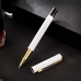 작은이미지: 프라임 심플 골드 볼펜 비즈니스 검정색펜 화이트 #2