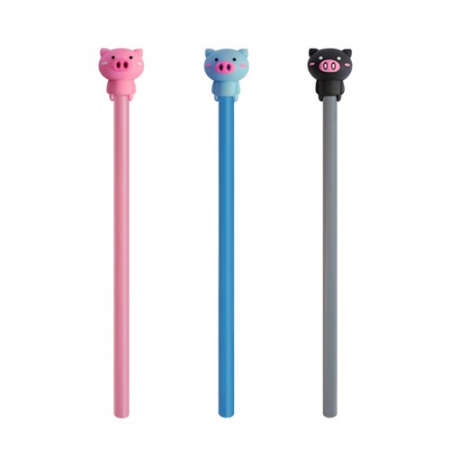 돼지 캐릭터 연필 HB심 #2