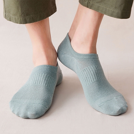 생활더봄 민트톤 남성용 안벗겨지는 페이크삭스 덧신양말 7켤레 #5