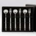 작은이미지: 로즈블랙 티스푼 티포크 6P 세트 #2