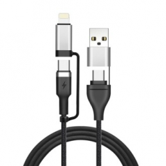 플레오맥스 PM-PD60W 4in1 초고속 충전케이블 4IN1