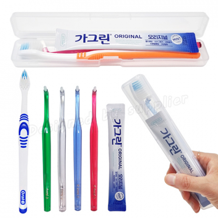 치과용 어금니칫솔 큐빅 오랄비 고탄력 미세모 가그린 1P / 교정용 칫솔세트 #2