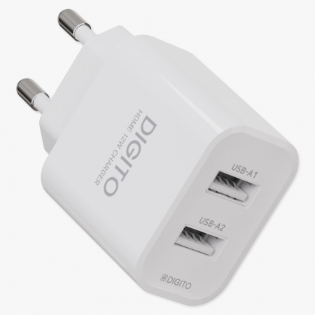 디지토 12W USB 2포트 가정용 고속충전기 5V 2.4A 분리형 #3