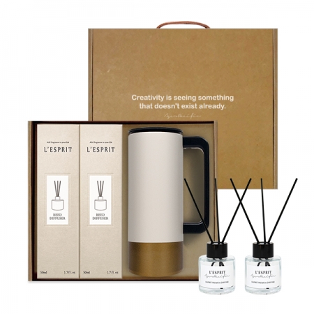 레스쁘리 스페셜 2P 세트 VV (디퓨저 BASIC 50mlx2 + 런던로얄 머그컵 350ml) #2