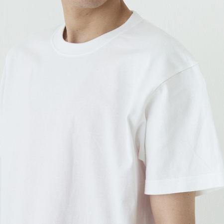 매직 14수 라운드 반팔 티셔츠 프린트스타 무지 헤비 기본 #3