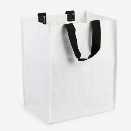 무지 타포린가방, 시장바구니 (소형) 27*33*18cm #3