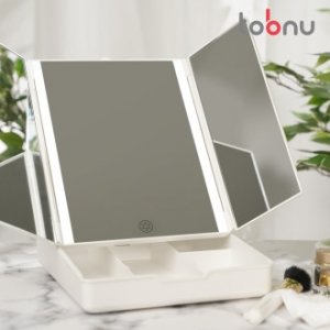 로이스 TO-MDL01 접이식 메이크업 터치 LED 조명거울