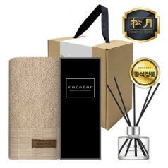 송월 프리미엄 디퓨저 세트 (명품 타올 1매 + 코코도르 디퓨저 200ml 1개)