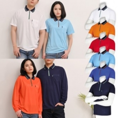 에어쿨 폴로 티셔츠 (반팔 / 긴팔), 남자 여자 단체 티셔츠
