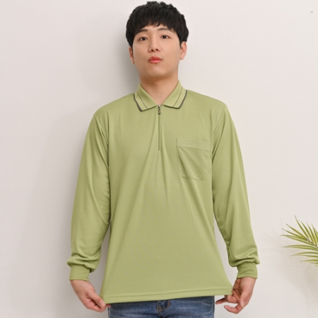 쿨론 집업 카라 티셔츠 S-3XL (반팔 / 긴팔), 남성 여성 단체 티셔츠 #6