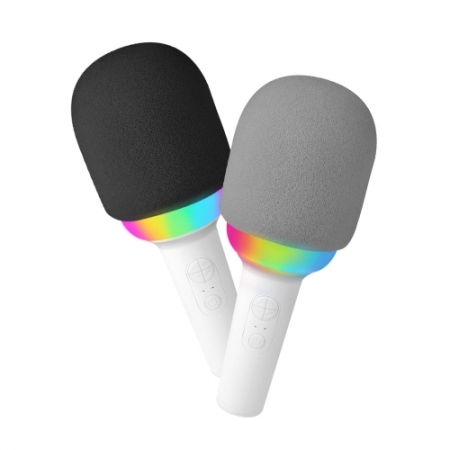 디지토 휴대용 블루투스 노래방 마이크 레인보우 조명 스피커 #2