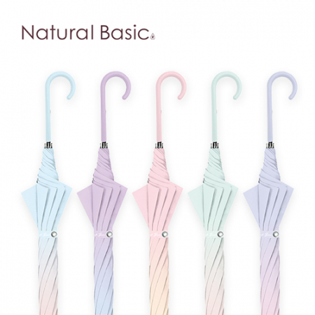 내츄럴베이직 파스텔 그라데이션 8K 자동 장우산 #2