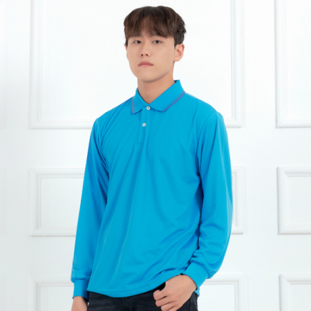 쿨론 기본핏 반팔 긴팔 폴로 티셔츠, 남성 여성 단체 행사 #6