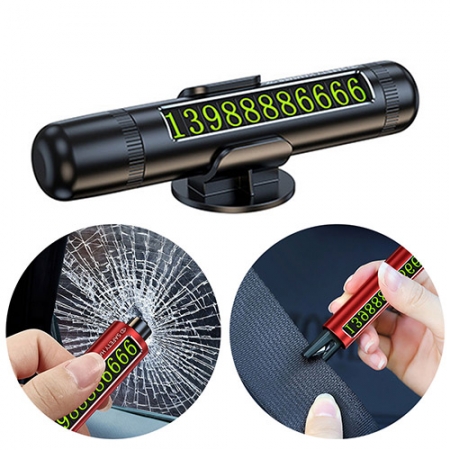 볼리트2 3in1 차량용 비상망치 벨트절단기 주차번호판 #2