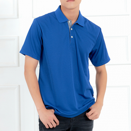 여밈 포인트 쿨론 폴로 카라 반팔 티셔츠, 남성 여성 티셔츠 #4