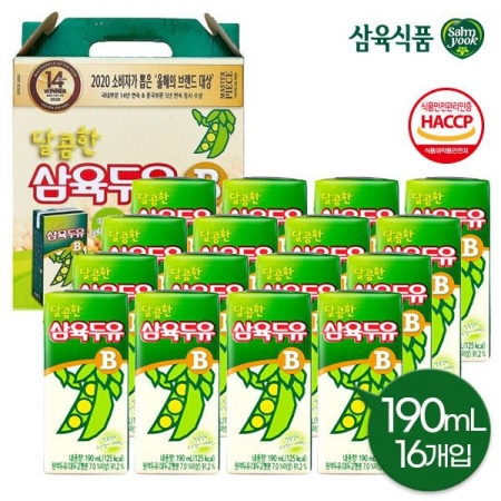 삼육 검은약콩칼슘두유16P #2