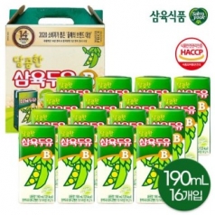 삼육 검은약콩칼슘두유16P